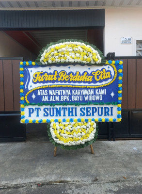 Papan Bunga Duka di Kobagma